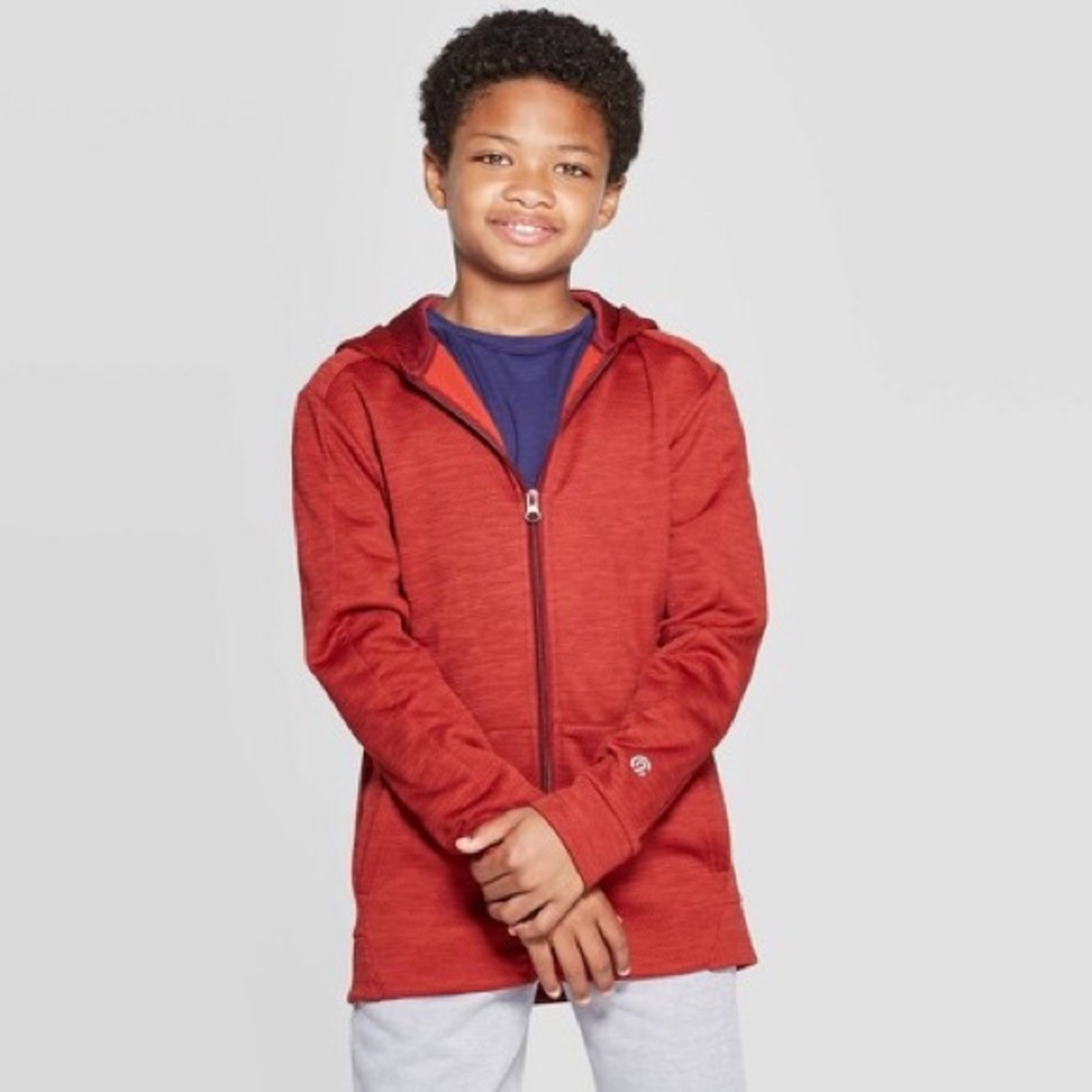 Champion C9 Boys Textured Tech Fleece Hoodie